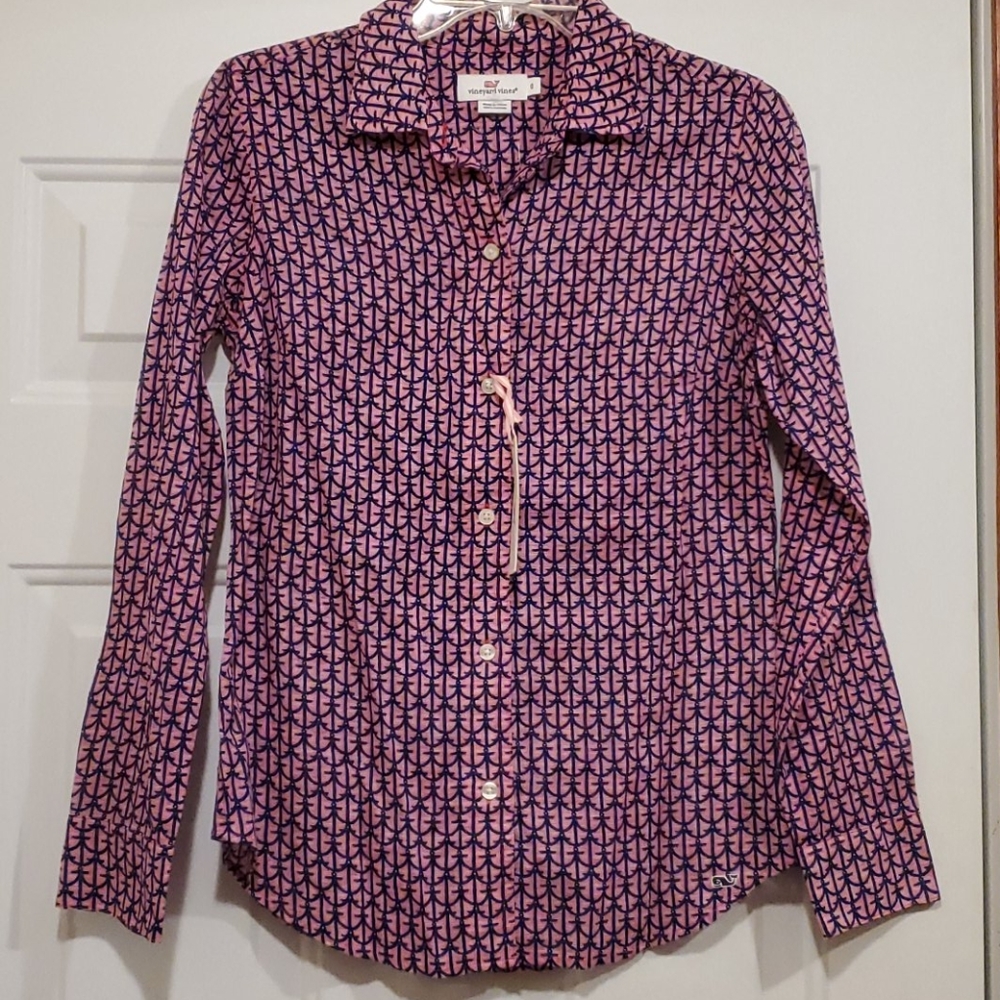 Vineyard Vines Becket Anchor Button Down Shirt